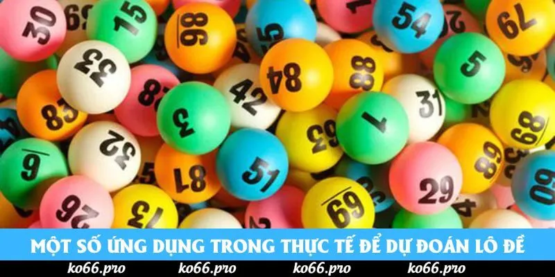 Một số ứng dụng trong thực tế để dự đoán lô đề Một số ứng dụng trong thực tế để dự đoán lô đề