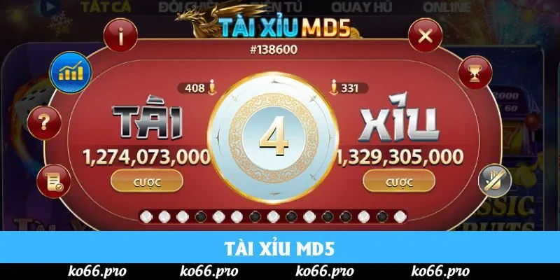 Tài Xỉu MD5 - Hình Thức Cá Cược Đặc Sắc Ở Nhà Cái KO66