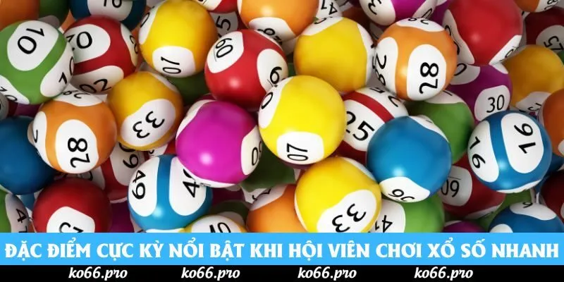 Đặc điểm cực kỳ nổi bật khi hội viên chơi xổ số nhanh